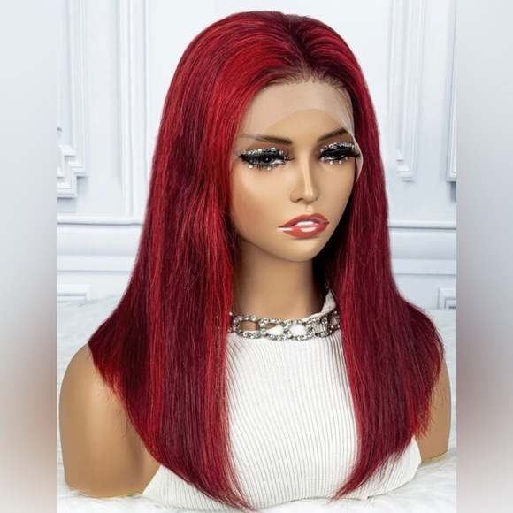 13*4 Lace Front 180% Density Long Straight Human Hair Wig 14’ - Picture 1 of 3